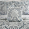 Queensbury Steel Blue 20 Square Decorative Throw Pillow
