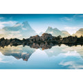 Quiet Waters Frameless Free Floating Tempered Glass Panel Graphic Wall Art