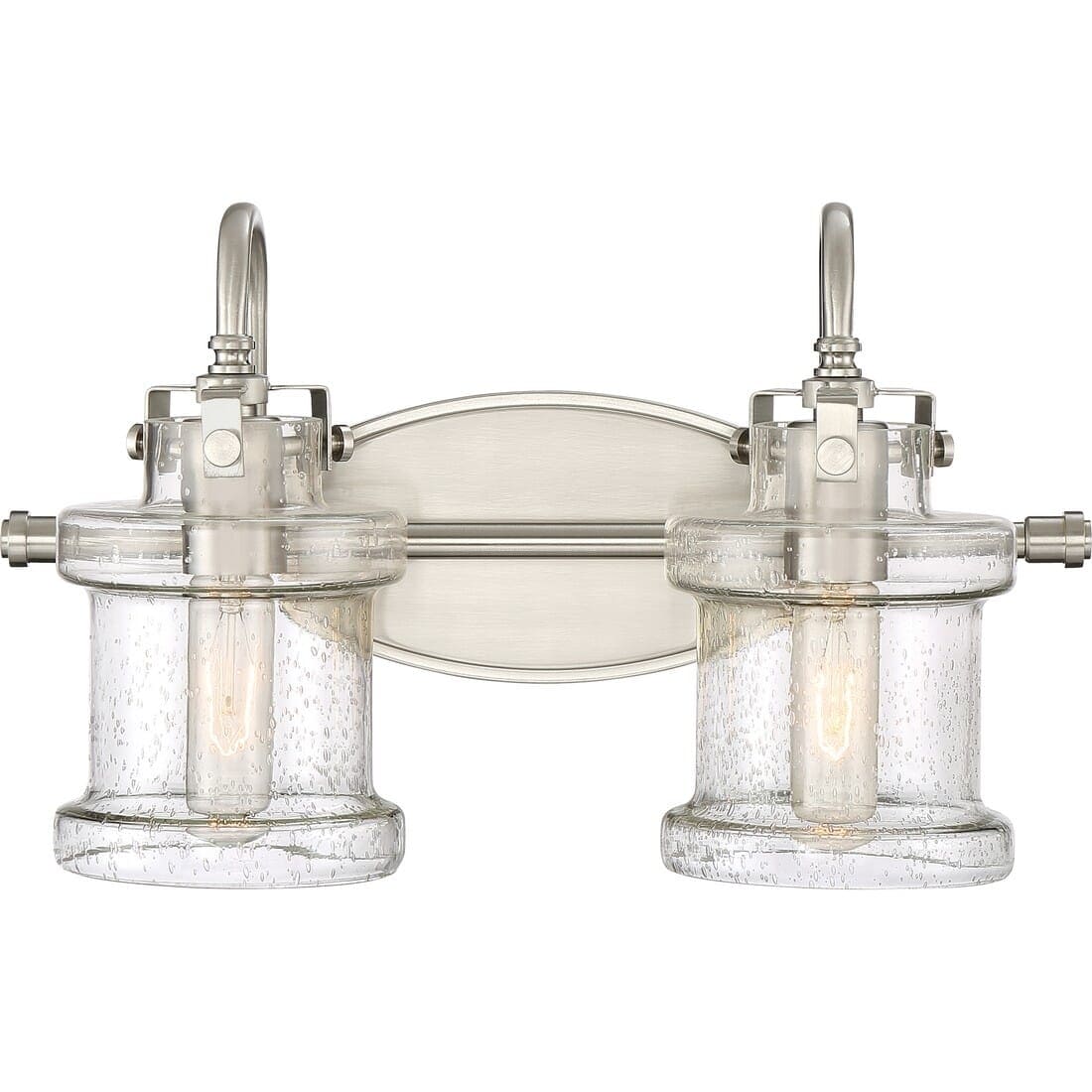 Quoizel Danbury 2 Light 10 Bathroom Vanity Light