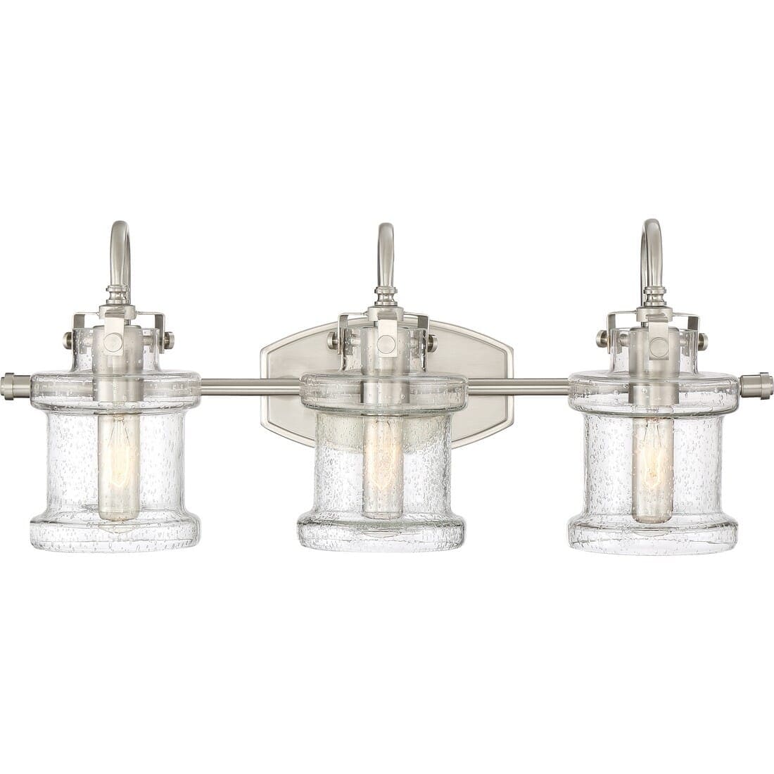 Quoizel Danbury 3 Light 10 Bathroom Vanity Light