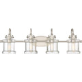 Quoizel Danbury 4 Light 10 Bathroom Vanity Light