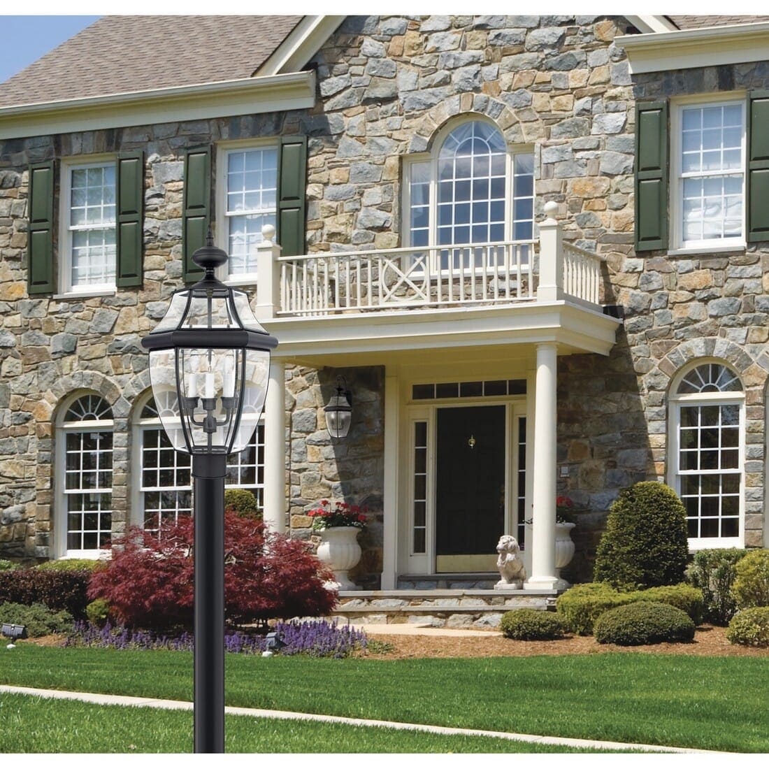 Quoizel Newbury 3 Light 13 Outdoor Post Light