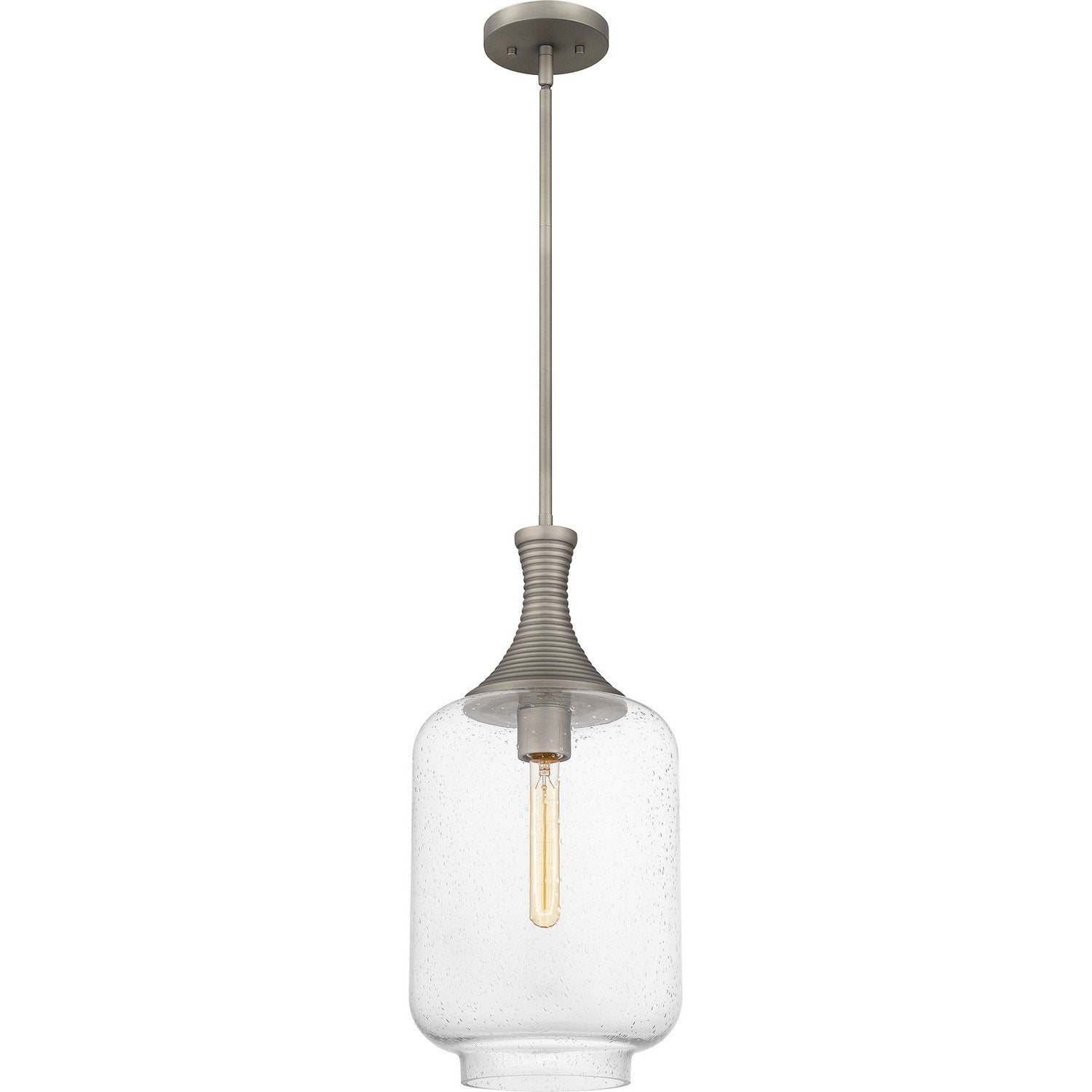 Quoizel Piccolo Pendant 1 Light Pendant In Antique Nickel