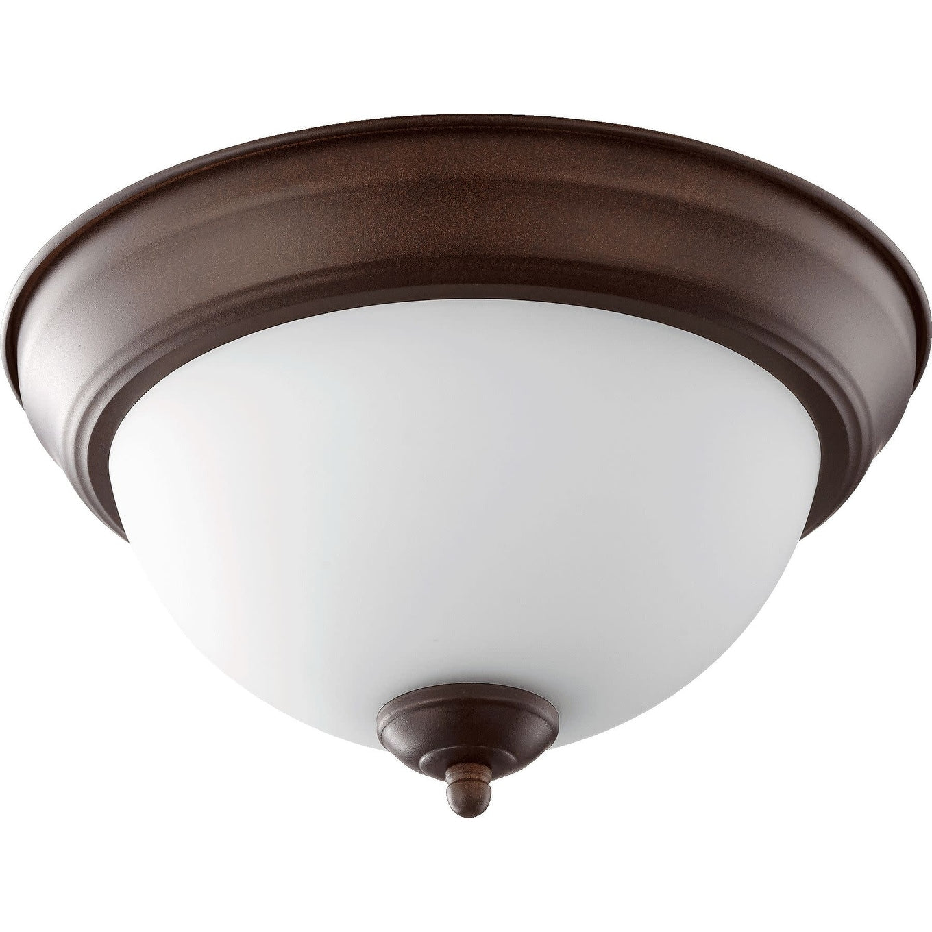 Quorum International 2 Light 12 Wide Flush Mount Bowl Ceiling Fixture