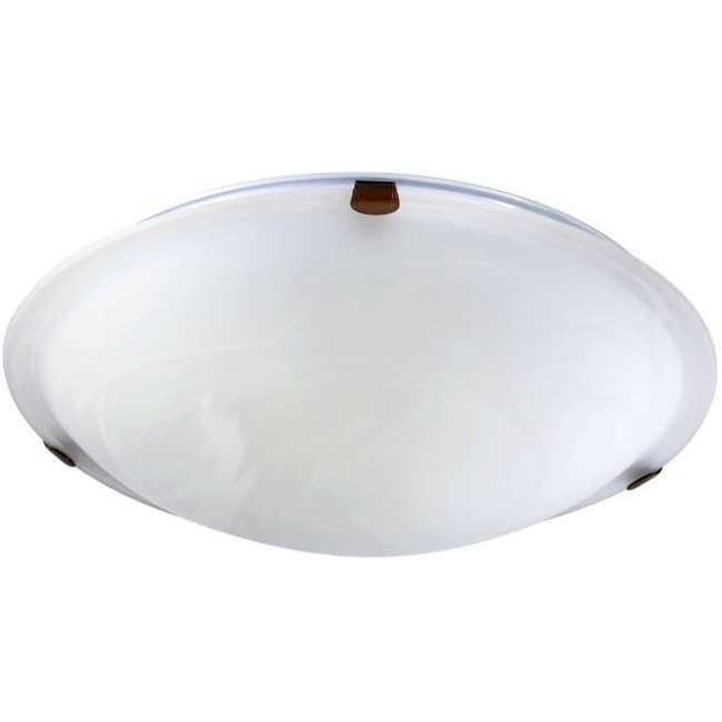 Quorum International 3 Light 16 Wide Semi Flush Bowl Ceiling Fixture