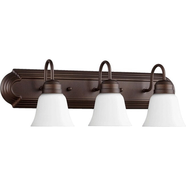 Quorum International 3 Light 24 Wide Bathroom Vanity Light