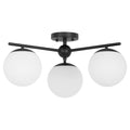 Quorum International 339 3 Jasper 3 Light 22 Wide Semi Flush Globe