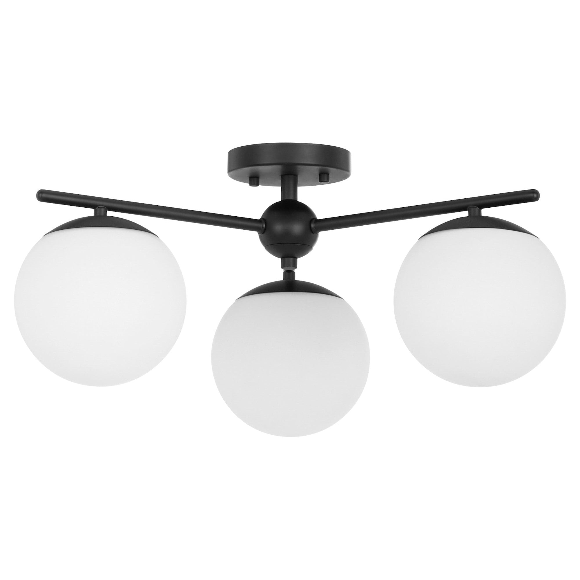 Quorum International 339 3 Jasper 3 Light 22 Wide Semi Flush Globe