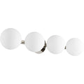 Quorum International 4 Light 29 3 4 Wide Bathroom Vanity Light