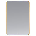Quorum International 92 2436 Aero 24 W X 36 H Rectangular Flat Steel