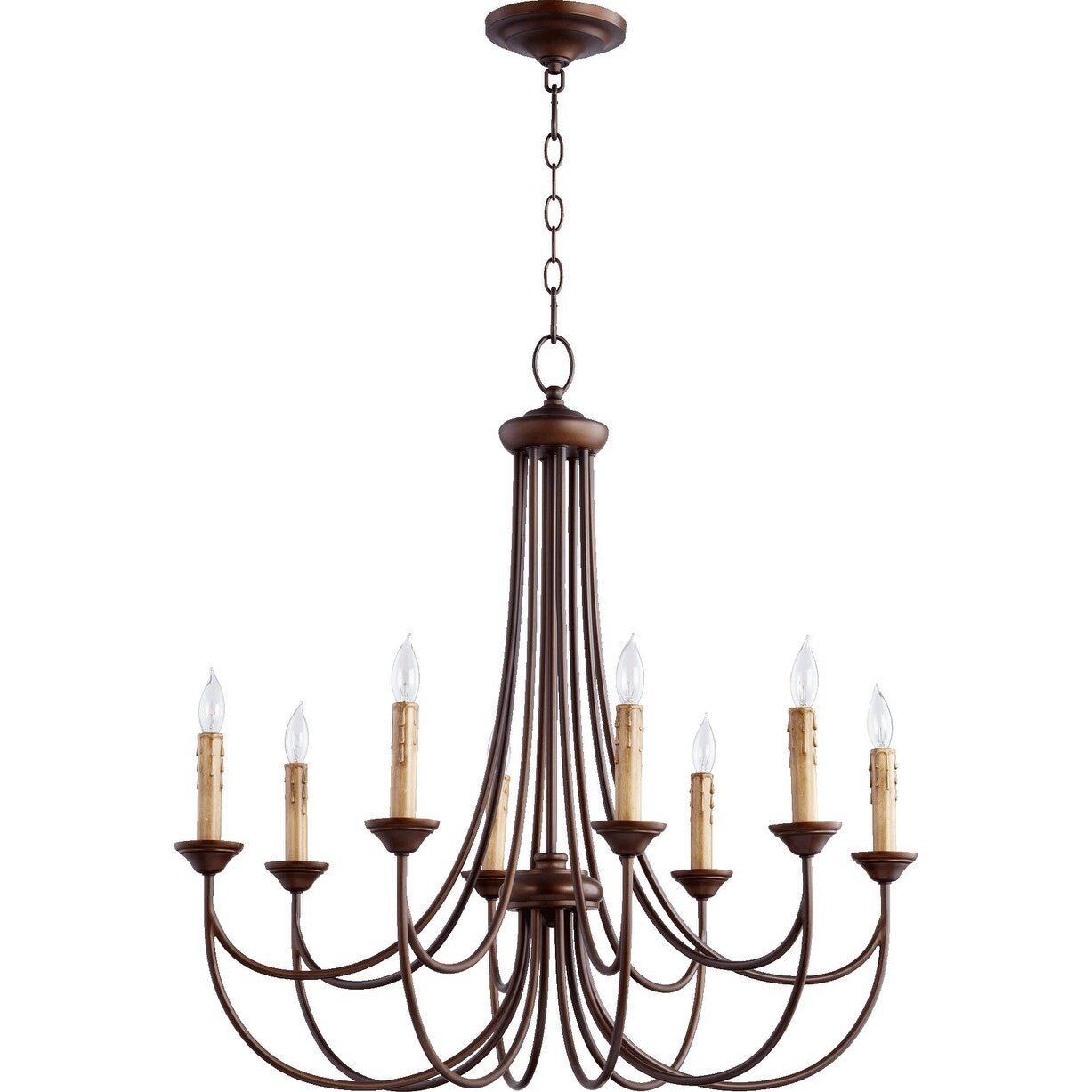 Quorum International Brooks 8 Light 29 Wide Chandelier