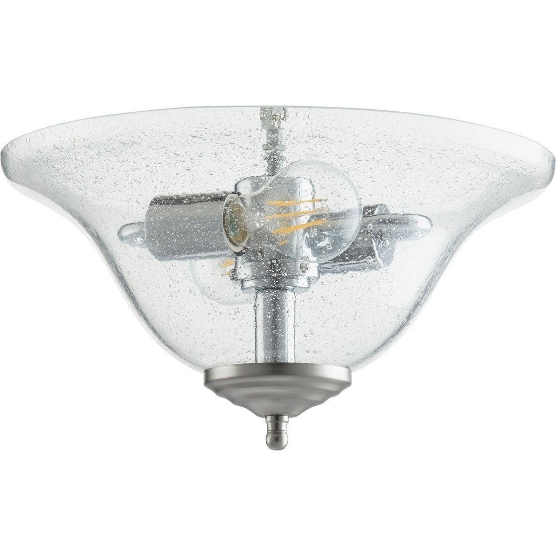 Quorum International Clear Seeded Glass Bowl Light Kit N A