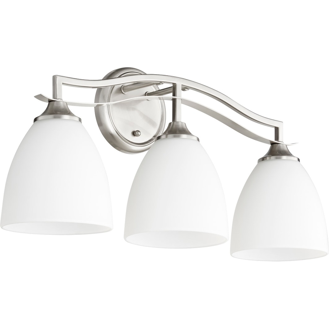 Quorum International Jardin 3 Light 21 1 2 Wide Bathroom Vanity Light