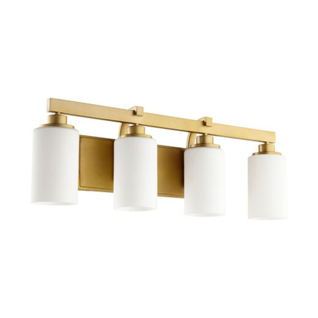 Quorum International Lancaster 4 Light 27 1 2 Wide Bathroom Vanity