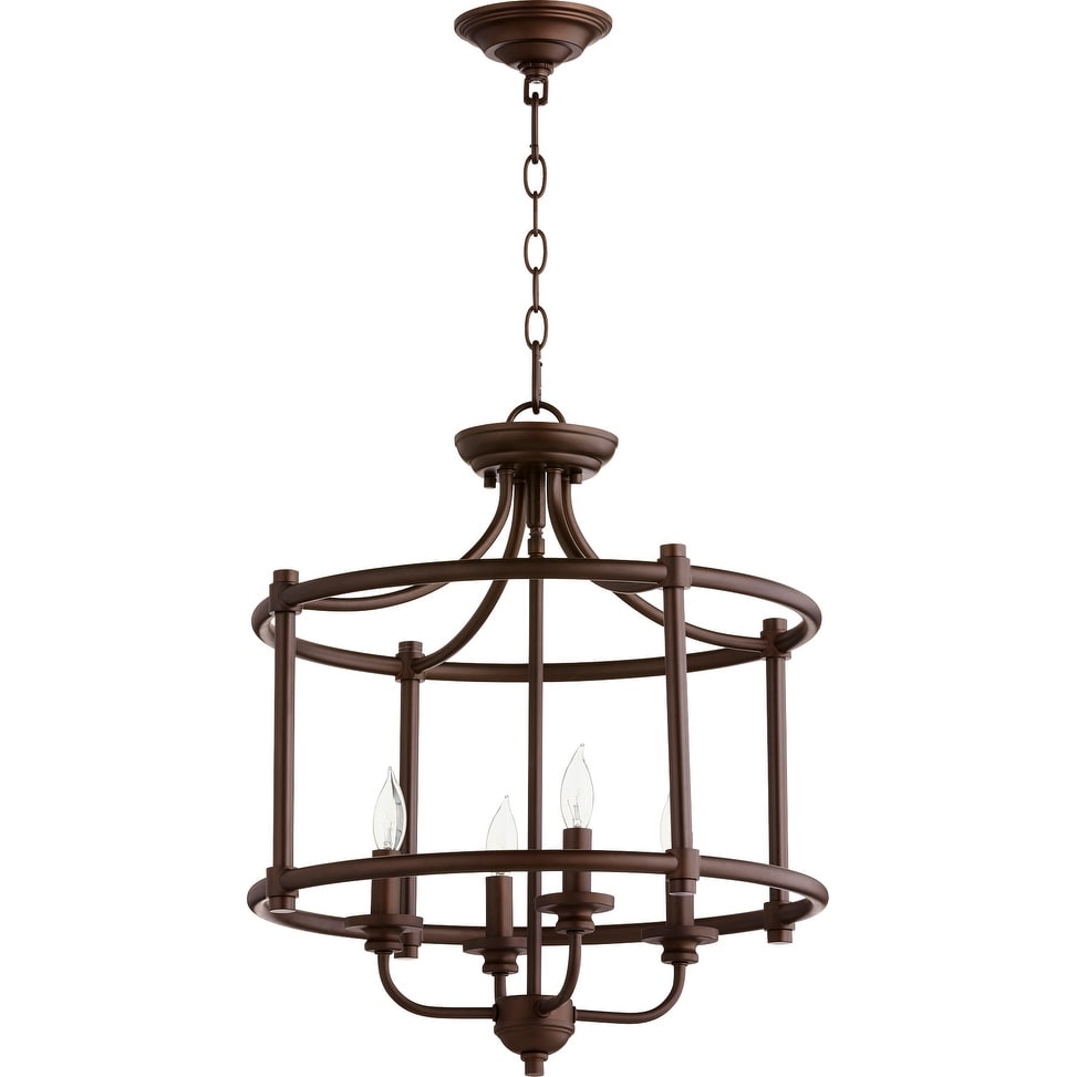 Quorum International 2822 18 Rossington 4 Light 18 Wide Taper Candle Chandelier
