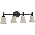 Quorum International Rossington 4 Light 30 Wide Bathroom Vanity Light