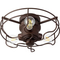 Quorum International Bronze Finish Metal Windmill Fan Optional Light Kit