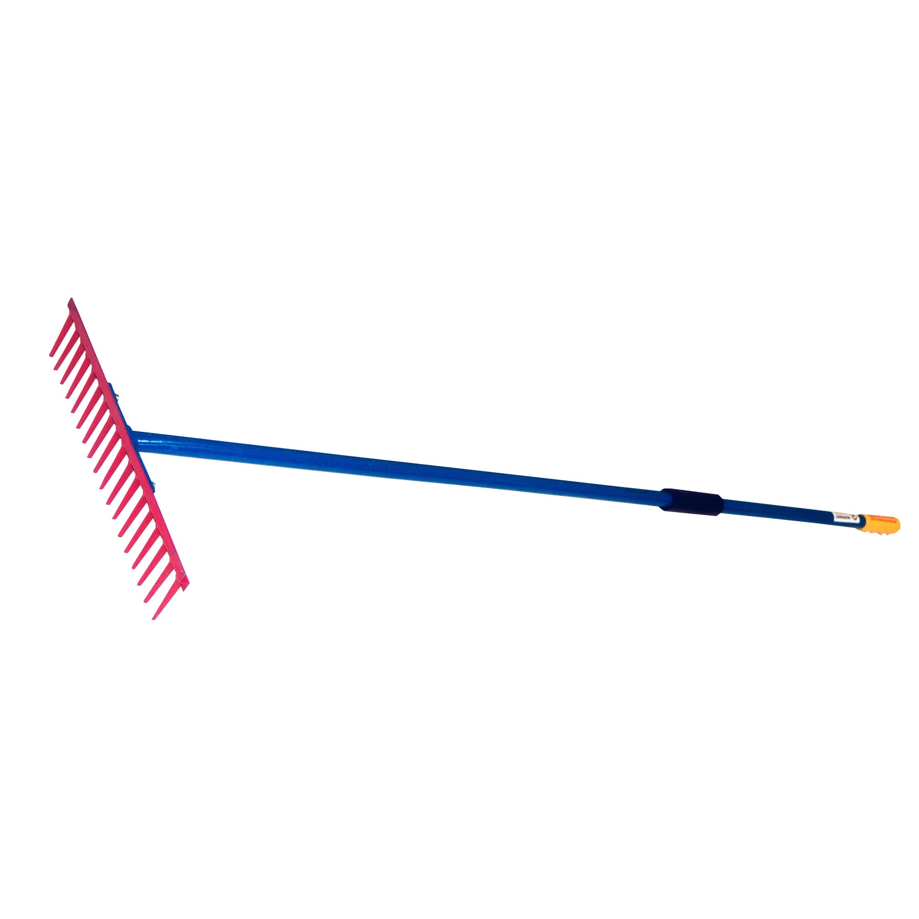 18 Inch Blue Red Steel Rake
