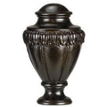 Traditional Brown Resin Urn Shaped Lamp Finial