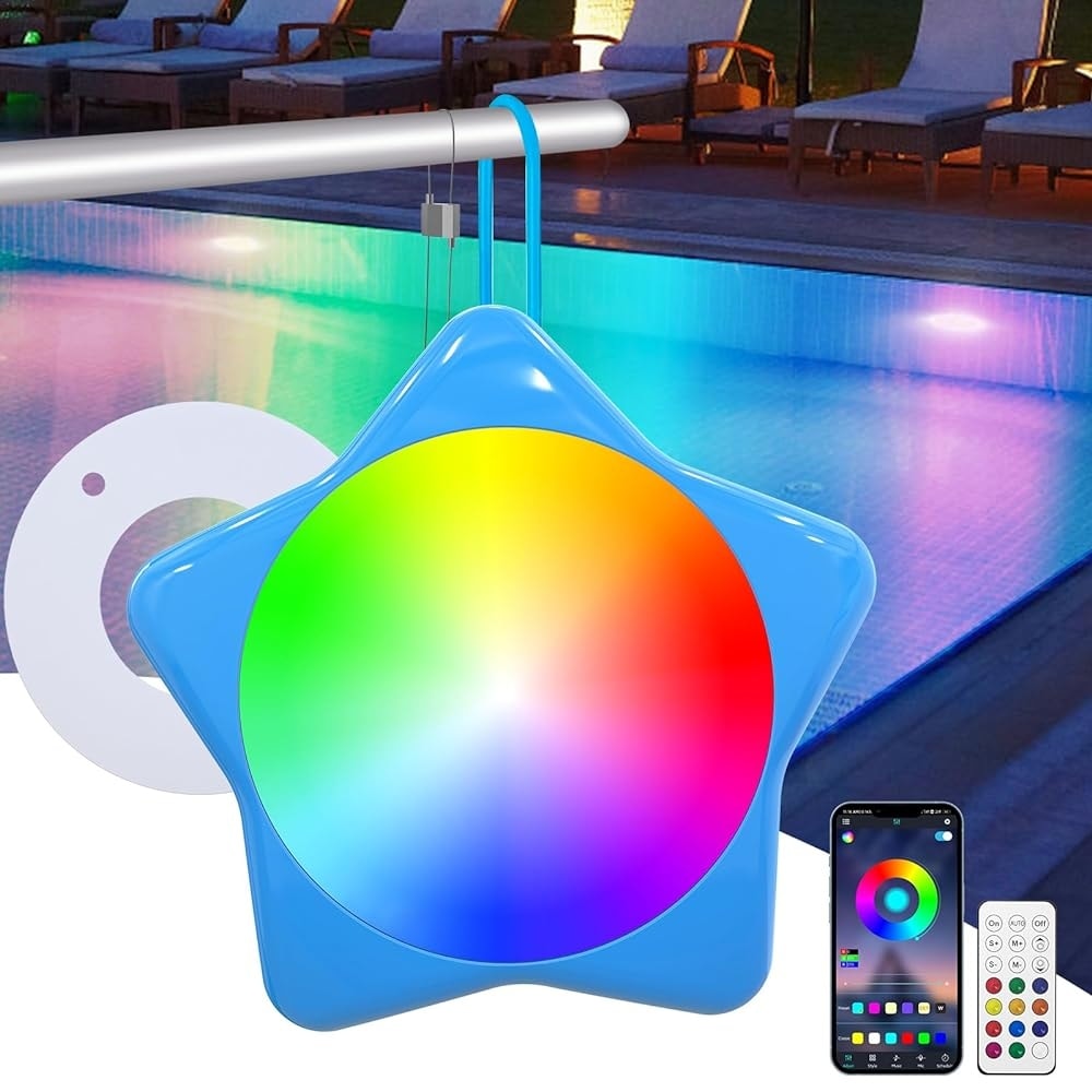 Rgb Pool Lights Waterproof With App Control