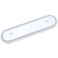 Rk International Bp 1792 Beaded Oblong 3 Center To Center Solid Metal