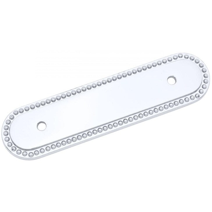 Rk International Bp 1792 Beaded Oblong 3 Center To Center Solid Metal