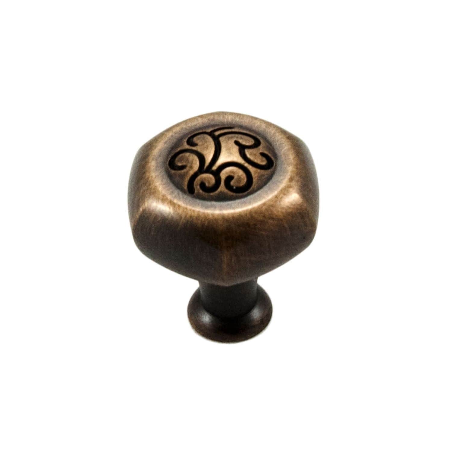 Rk International Palermo 1 1 4 Inch Geometric Cabinet Knob