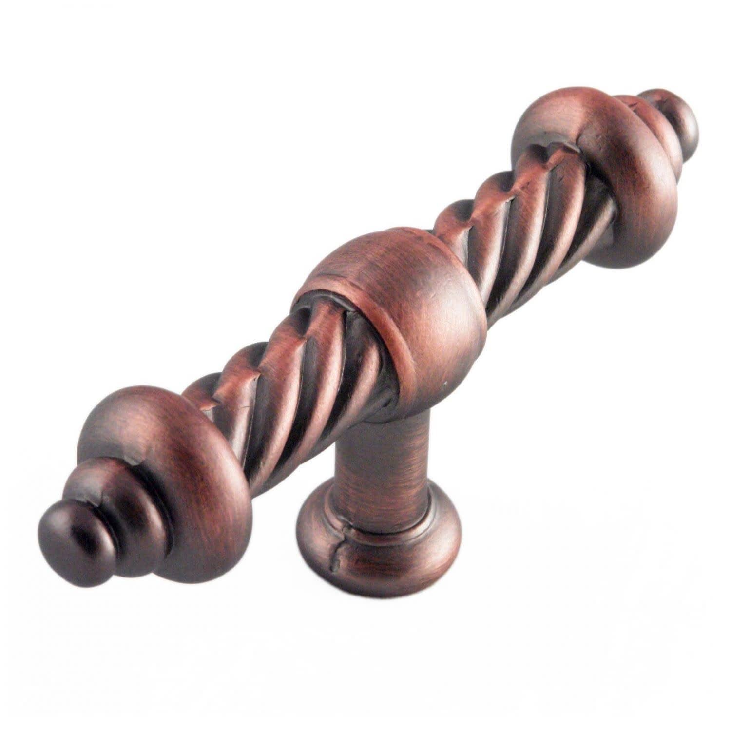 Rk International Twisted 3 3 4 Inch Bar Cabinet Knob