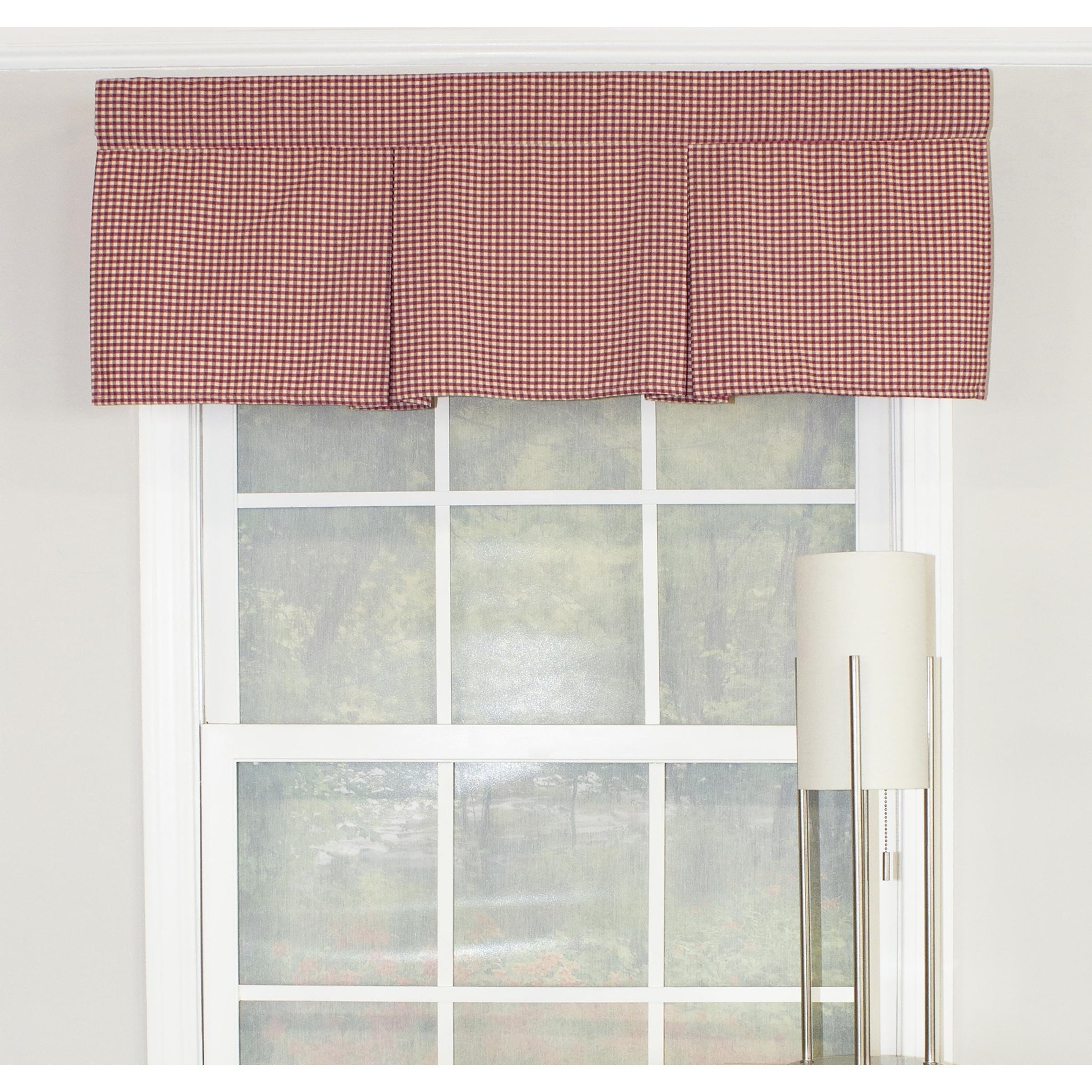 Rlf Home Colburn Pleated 42 Window Valance
