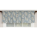 Rlf Home Paisley Verveine Straght Window Valance Bluejay