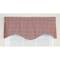 Rlf Home Picnic Check Cornice Window Valance Red