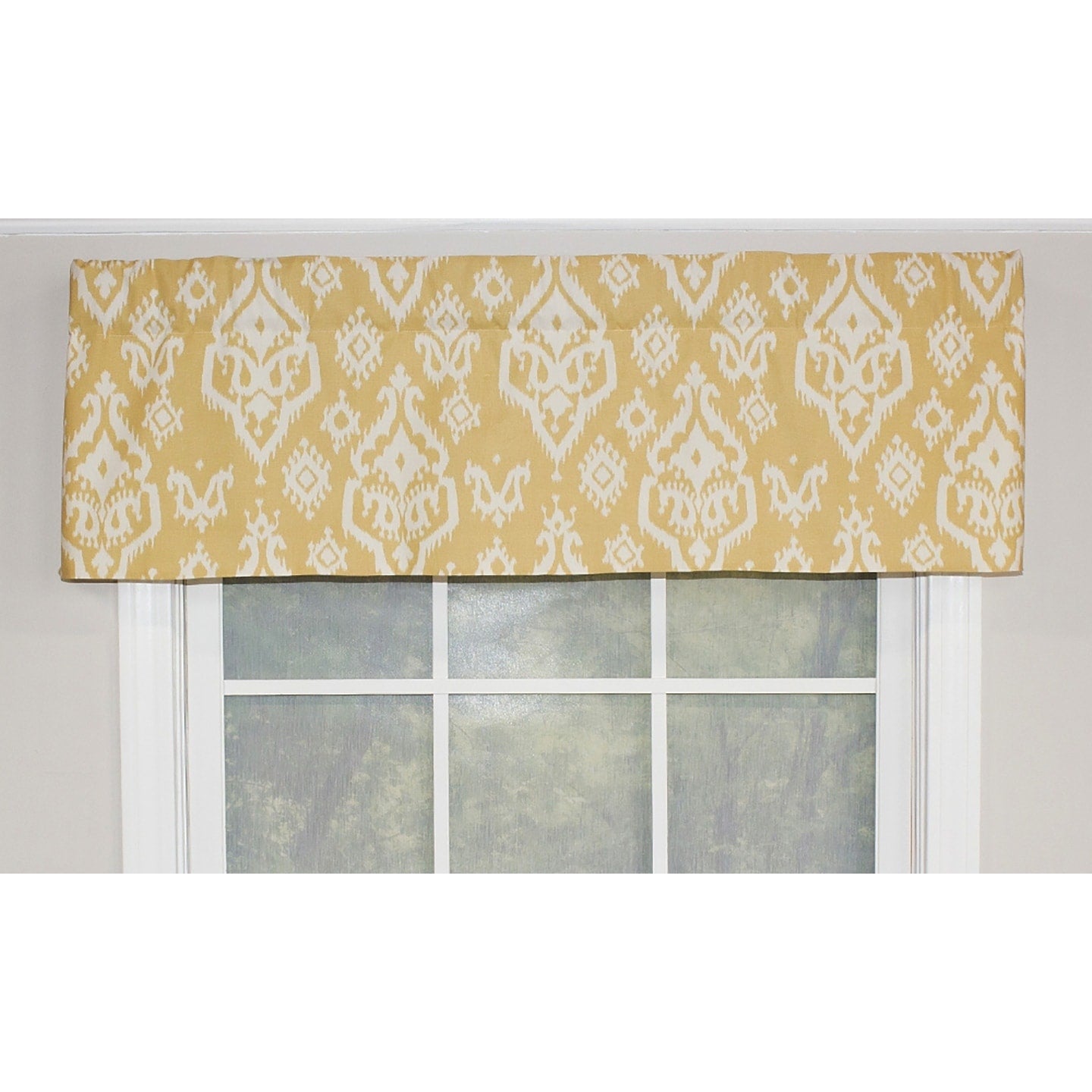 Rlf Home Raji Straight Window Valance Saffron