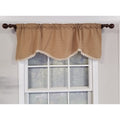 Rlf Home Speckled Cornice Window Valance Tan