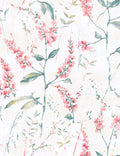 Floral Sprig Peel + Stick Wallpaper Swatch, Pink