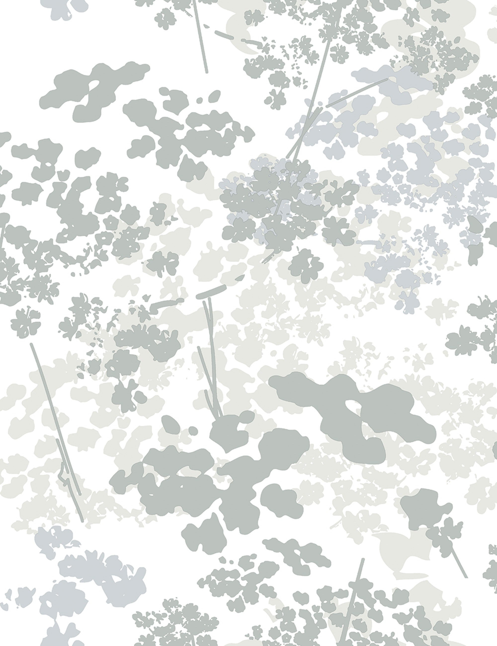 Queen Anne's Lace Peel + Stick Wallpaper Swatch, Natural