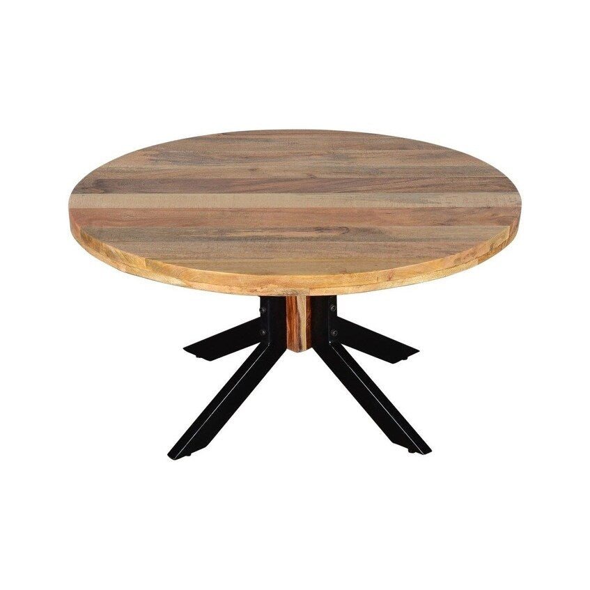Root Mango Wood Round Coffee Table