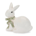 Rabbit Figurine With Bow Set Of 2