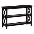 Coaster Company 3 Shelf X Design Cappuccino Sofa Table