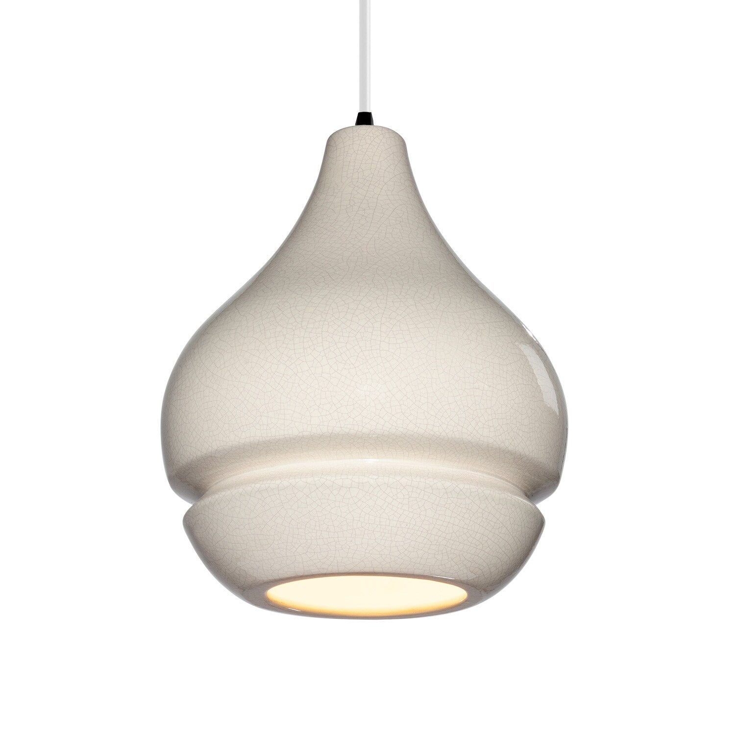 Carson Carrington Sallberg White Crackle Pendant