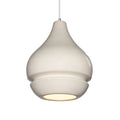 Carson Carrington Sallberg 1 Light White Crackle Pendant