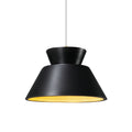 Carson Carrington Sallerup Trapezoid Carbon Matte Black And Champagne Pendant