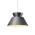 Carson Carrington Sallerup Trapezoid 1 Light Brushed Nickel Pendant