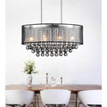 Gracewood Hollow Tatah 6 Light Chandelier With Chrome Finish