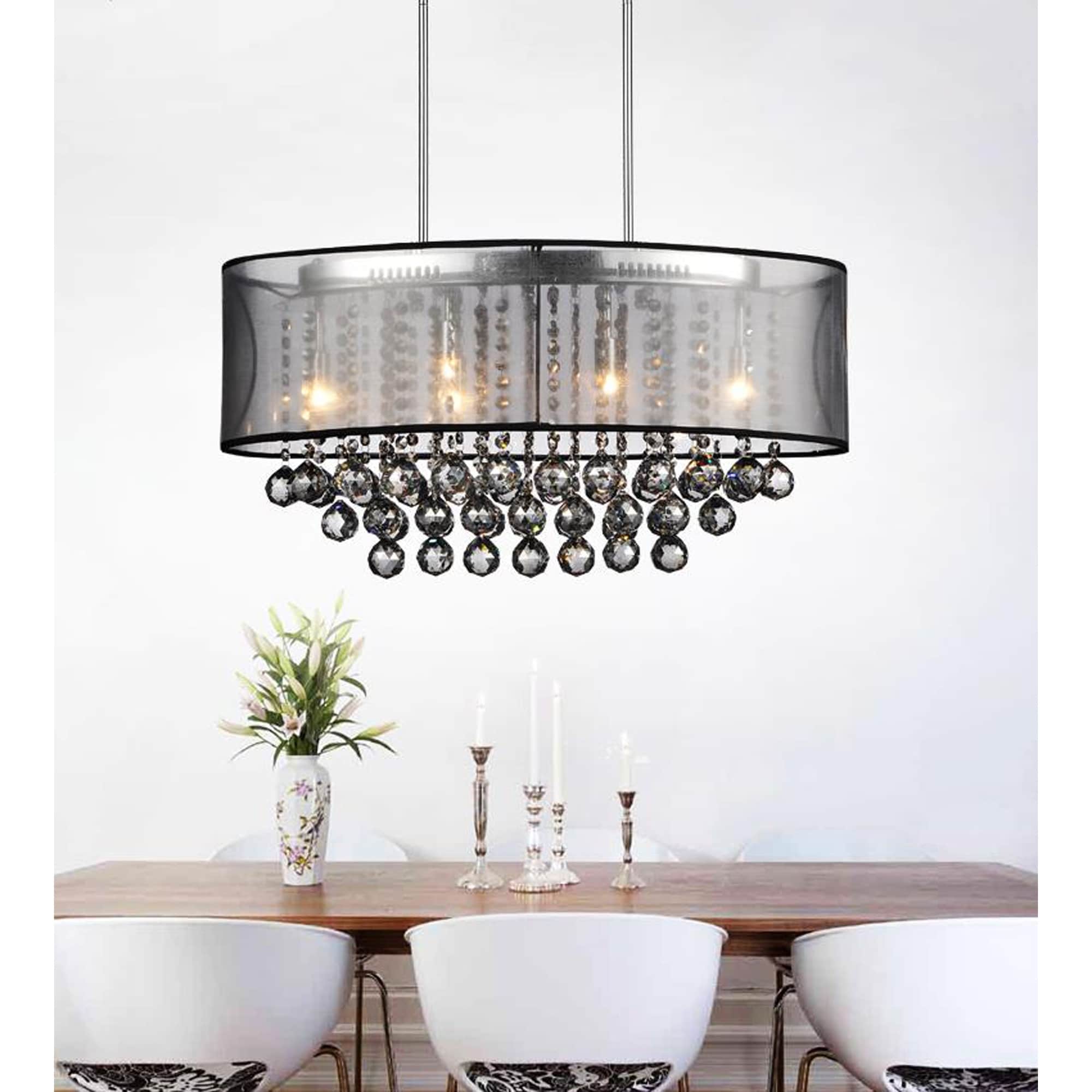 Gracewood Hollow Tatah 6 Light Chandelier With Chrome Finish