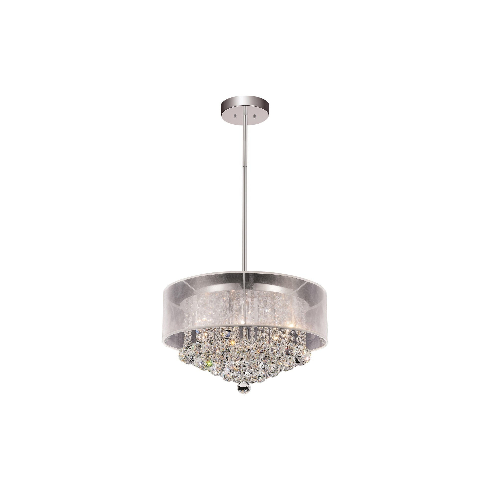 Gracewood Hollow Gnali 9 Light Chandelier With Chrome Finish