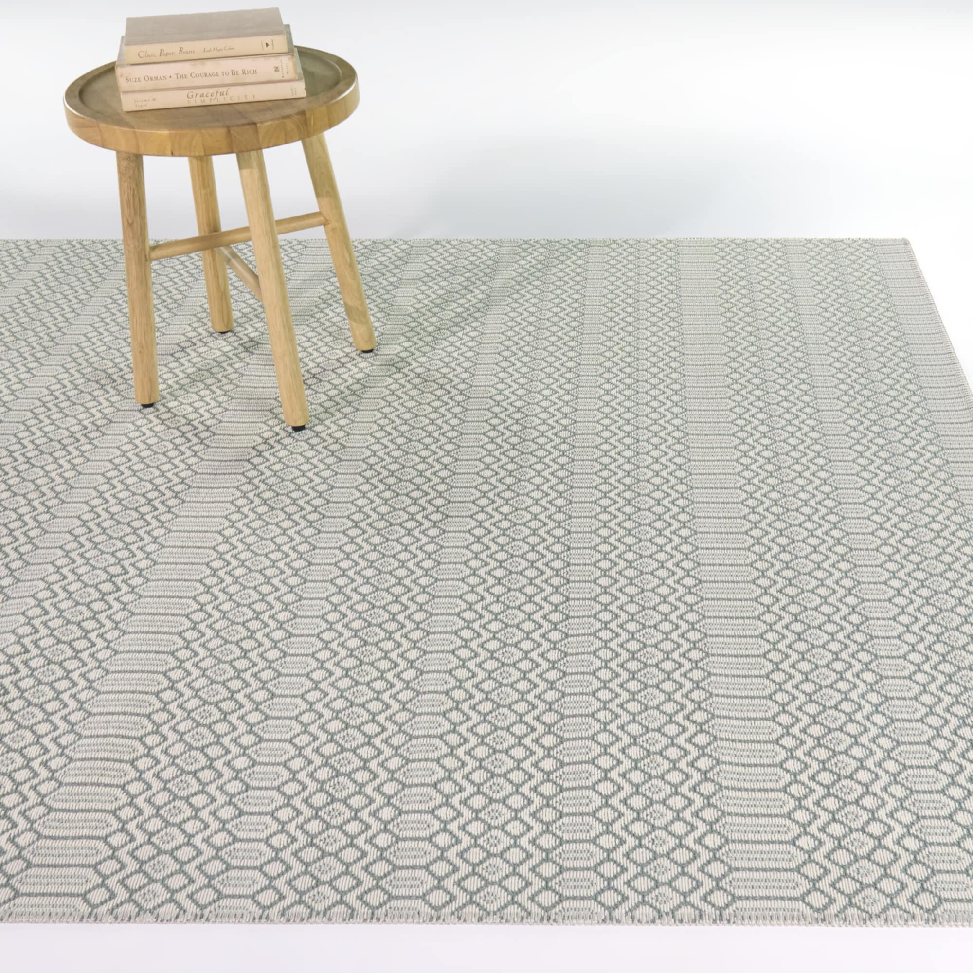 Radovan Micro Geometric Indoor Outdoor Area Rug