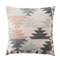 Raiden Geometric Cream Gray Floor Pillow 32 Inch