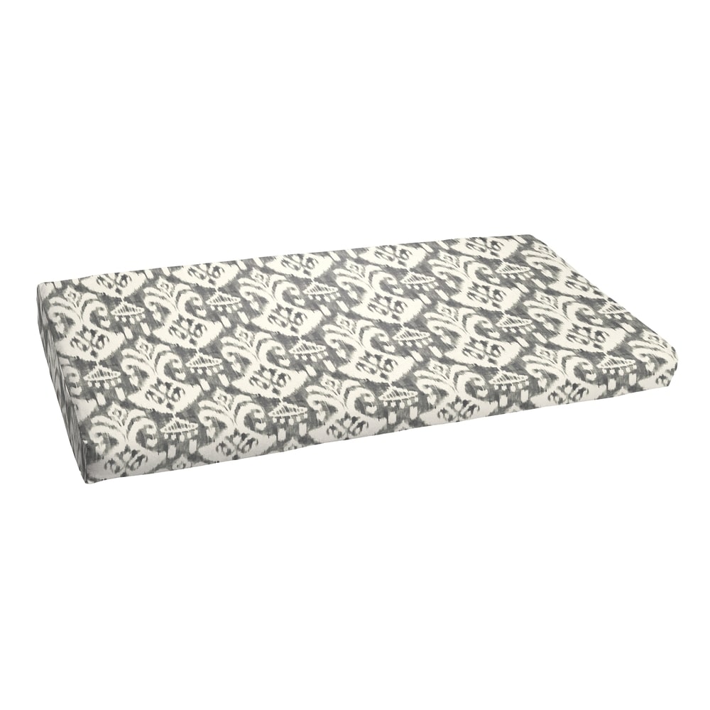Rainford Grey Cream Indoor Outdoor Bench Bristol Cushion