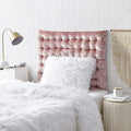 Rainha Cushion Tufted College Headboard Velvet Crush