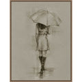 Rainy Day Rendezvous No. 1 By Ethan Harper Framed Canvas Wall Art Print